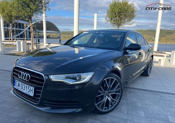 Audi A6 cena 77600 przebieg: 215000, rok produkcji 2014 z Sejny małe 529